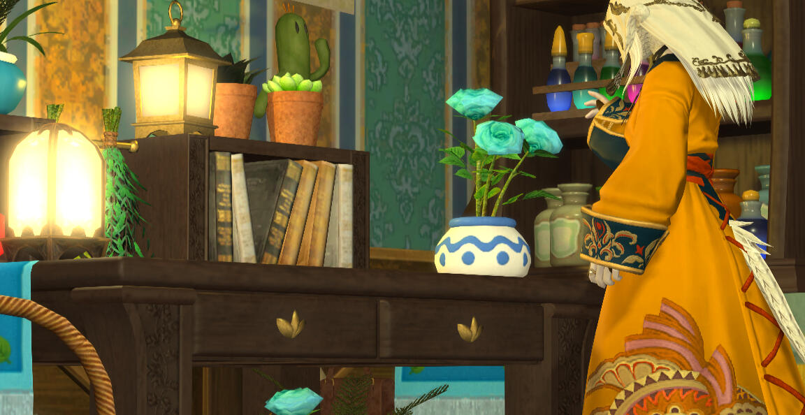 Ms. Kha checks Dr. Als'kholyn's desk.